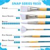 Princeton Snap! Brush Gold TAKLON Angle Shader 34