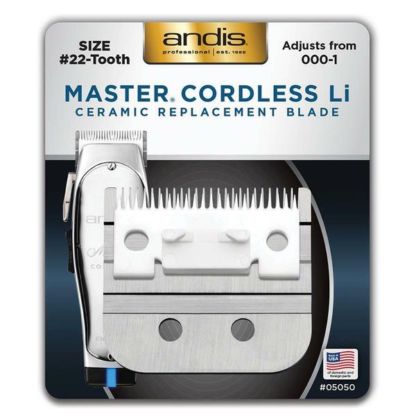 Andis 05050 CERAMIC Replacement Blade for MASTER CORDLESS Li MLC Barber Stylist