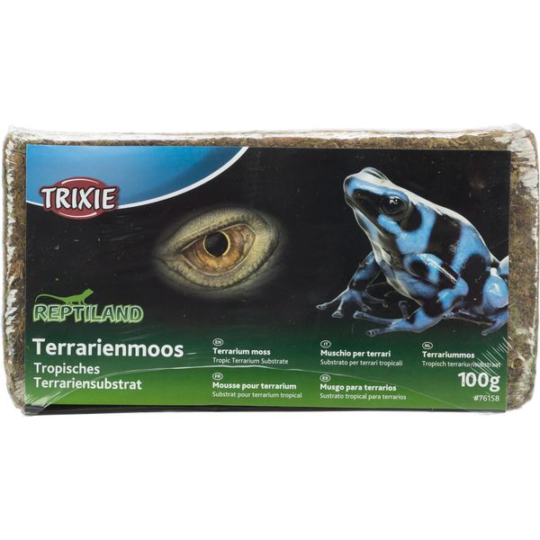 Trixie Sphagnum Moss Tropical Terrarium Substrate Brick, 100g