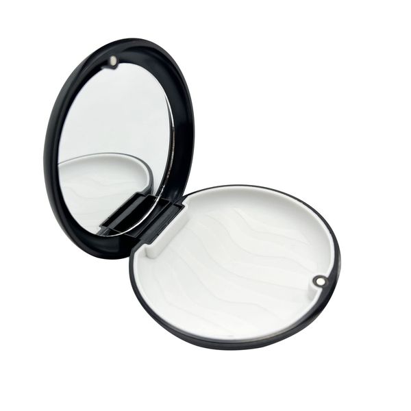 Orthodontic Retainer Case with Mirror - Black Aligner Case