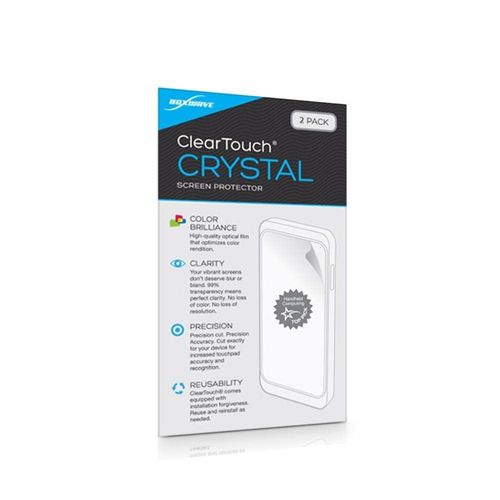 BoxWave Screen Protector Compatible with Jexiop Portable TV (14 in) - ClearTouch Crystal (2-Pack), HD Film Skin - Shields from Scratches