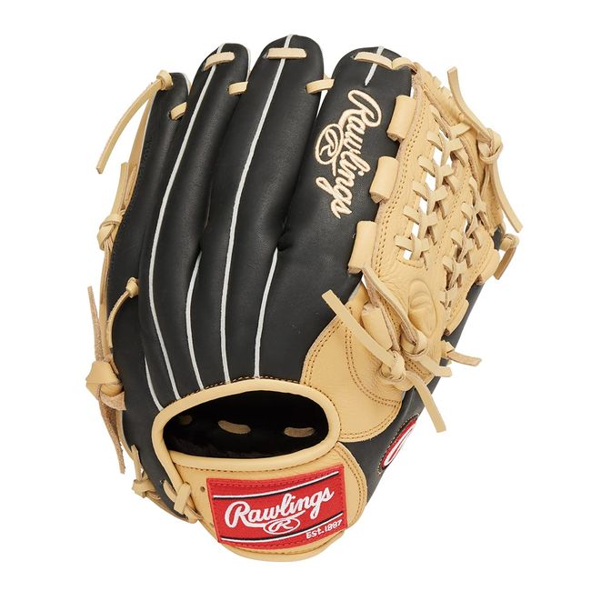 Rawlings GRXASPLN55 Adult General Baseball Glove, 11.75 inches, For Softball, All Around, Camel, Right-hand Throw