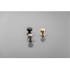 GTV - Ring INOX Knob - Brushed Steel - Furniture Knobs Cupboard Knobs Brushed Stainless Steel Kitchen Knobs Door Knob Furniture Knobs Round