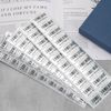 ECSiNG 100pcs Transfer Tamper-Proof Security Void Stickers Evident Security Guarantee Void Labels with a Barcode 25 x 50mm/1x2inch, Silver