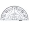 eBoot 50 Pack Math Protractors Plastic Protractor 180 Degrees, 4 Inches, Clear