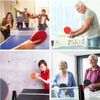 Eco-Friendly Wood Ping Pong Paddle Set with Retractable Net - Play Anywhere