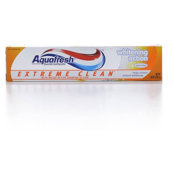 Aqua Fresh Extm White 5.6 Size 5.6z Aquafresh Extreme Clean Whitening Mint Toothpaste