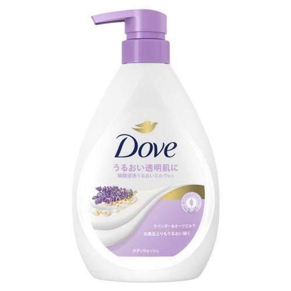 Dove Body Wash Lavender &amp; Oat Milk Pump 470g