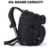Military Tactical Backpack 45L Large Army 3 Days Assault Pack Molle Bag Backpack