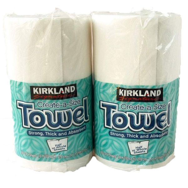 Kirkland Signature Paper Towels, Kirkland Signature 160 Sheets, 2 Rolls