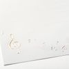 G.C.PRESS Andantino Musical Notes Horizontal Ruled Stationery Envelopes Set