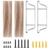 Extra Large Pine Wood Floating Shelf Wall Mounted for Bedroom Bathroom Kitchen