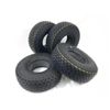 4x, 4.00-5 (300x100) Black Solid (Infilled) Mobility Scooter Tyres (Good Care)