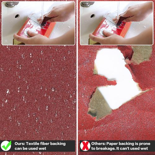 Shineboc Sandpaper Roll 600 Grit, 93mm x 10m Emery Cloth Sanding Rolls for Wood Metal Stainless Steel Hand Sanders