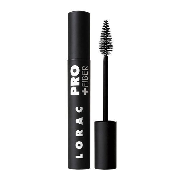 LORAC PRO Plus Fiber Mascara Black, Curling, Volumizing, Lifting, Lengthing, Buildable