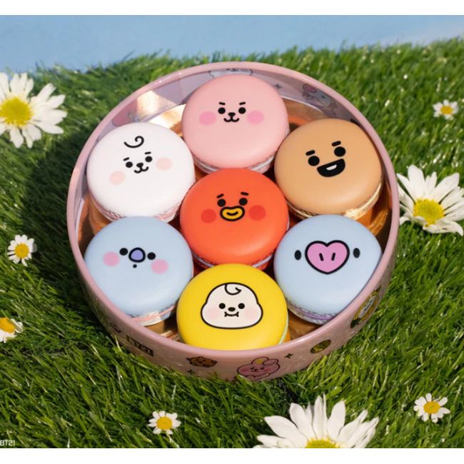 CThe Crème Shop | BT21 BABY: Macaron Lip Balm Complete Collection (Set of 7)