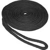 SeaSense Double Braid Nylon Dockline, 1/2-Inch X 20-Foot, Black
