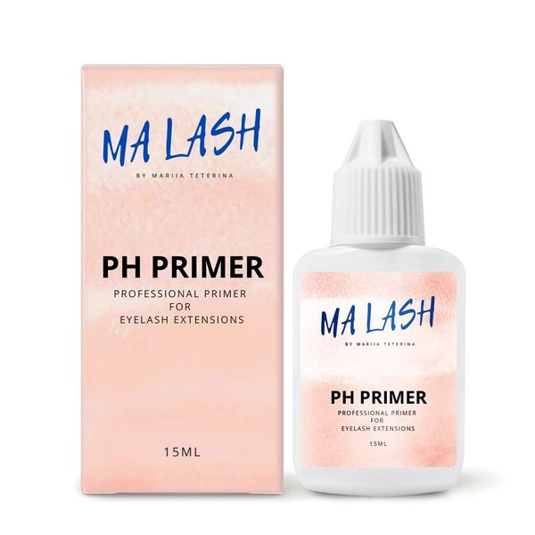 MA LASH Lash Primer for lash extensions - Pre-Treatment for Semi Permanent Eyelash/Easily Removes Proteins and Oils/Oil Free/Longer Extension Retention, PH Balanced for Long-Lasting Lashes