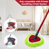 NEWE Spin Mop Heads Replacements 3 Pack Compatible with O-Cedar RinseClean 2 Tank System, Microfiber Chenille Pads Attachment Replace Refills for Deep Cleaning All Floors