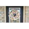 Hidden Easter Egg Spring Deco Mesh Front Door Wreath, Home Decor Decoration