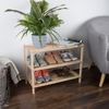 Wood Shoe Rack, Storage Bench – Closet, Bathroom, Kitchen, Entry Organizer,