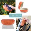 LAGO TERRA Geometric Leaf Print Hard Shell Sunglasses Case - Auburn (Large)