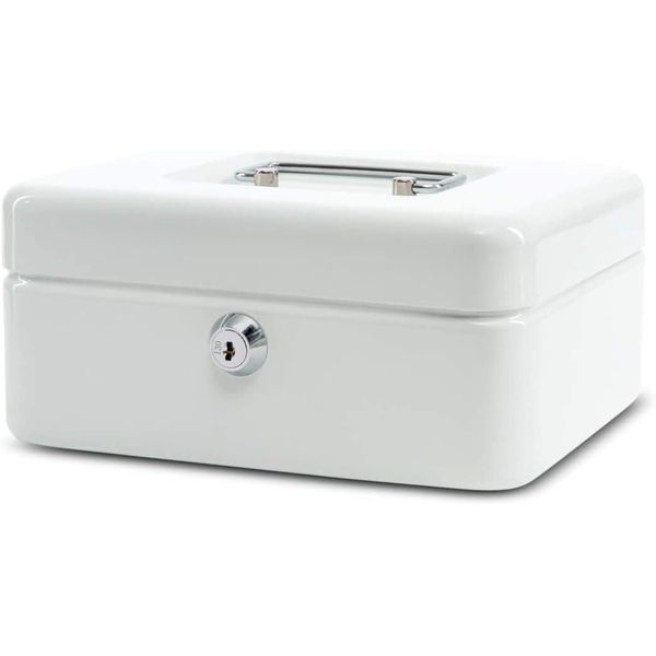 Maul 20 x 17 x 9 cm Cash Box 2 - White