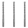  3/8"X8" SDS Plus Rotary Hammer Drill Bit Set Carbide Tip Masonry Concrete -3Pcs