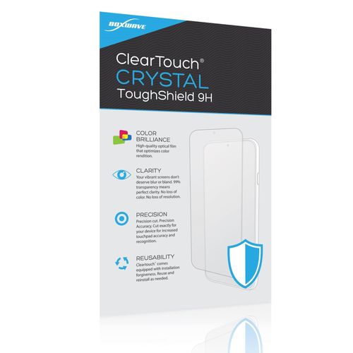 BoxWave Screen Protector Compatible with Vionmio 1080P Body Camera Video Audio Recorder Portable - ClearTouch Crystal ToughShield 9H (2-Pack), Clear 9H Tough Flexible Film Screen Protector