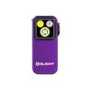 Olight Oclip Pro Purple Clipon Flashlight, Floodlight Spotlight/Red Light, 500 L