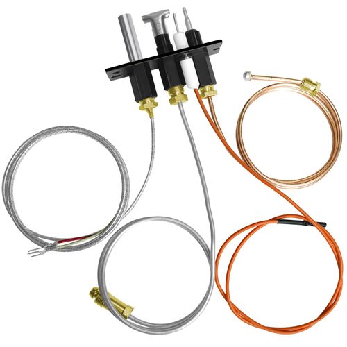 Behonor 4021-736 Natural Gas (NG) Pilot Assembly for Heatilator, Heat N Glo, Quadrafire Fireplaces Replacement 485-510A 2103-010