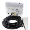 1CONN 5x 1.0 M - CAT-7 Cat.7 network cable, Ethernet, Lan & patch cable RJ-45 SFTP 10GB/s - white