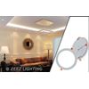20W 9-Inch Square Natural White LED Recessed Ceiling Light Slim Panel Downlights