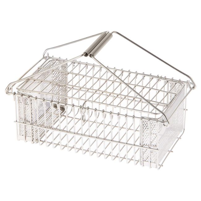 遠藤商事 Stainless Steel Spoon Disinfection Basket Large asy21001