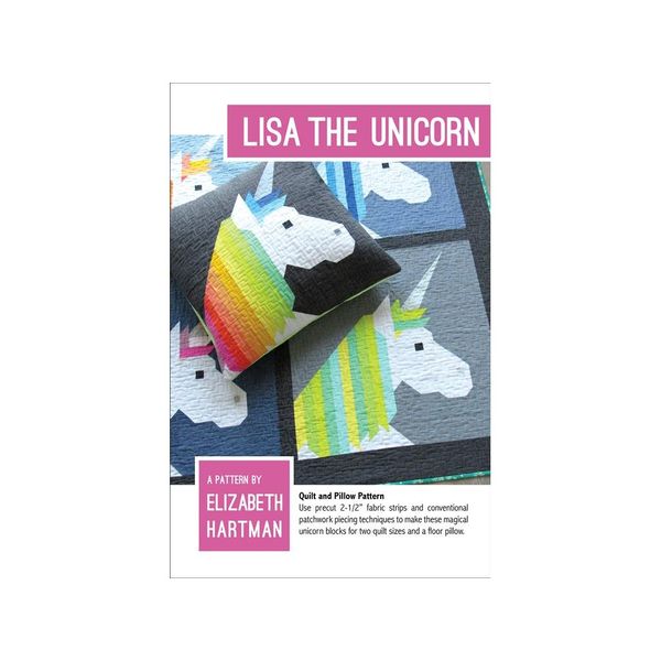 Elizabeth Hartman Lisa The Unicorn Pattern, Paper, Pink, White