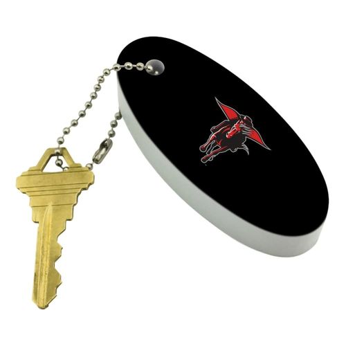 GRAPHICS & MORE Texas Tech University Secondary Floating Keychain Oval Foam Fishing Boat Buoy Key Float