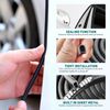 2Pcs 33FT Car Edge Guard Molding Trim Rubber Edge Strip Seal Protector U-Shape