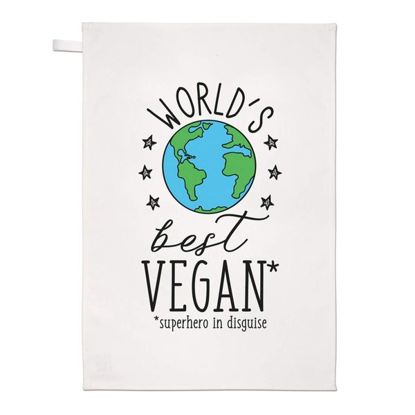 World's Best Vegan Tea Towel Dish Cloth