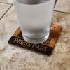 Superman Clark Kent Press Pass Low Profile Novelty Cork Coaster Set