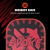 Onix Graphite Evoke XL Pickleball Paddle Features Polypropylene Core, Graphite Face, and Oversized Shape, Red