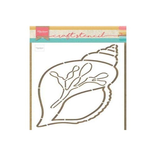 Marianne Design Craft Stencil sea Shell, Pink, One Size