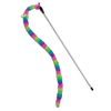 Touchcat 'Worm-Tail' Cat Teaser with Durable Glittered Cat Wand for Premium Cat Chaser Engaging Fun