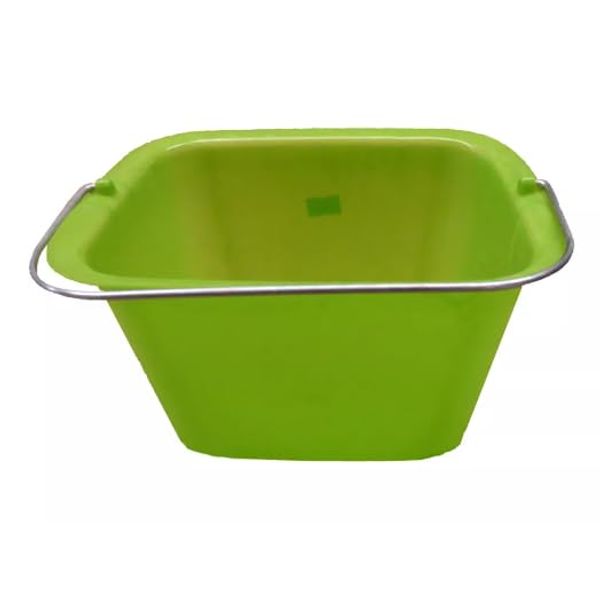 TRTO 2x Plastic Storage Baskets with Handles Perfect Kitchen Peg and Toy Holders
