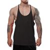 JEEING GEAR Men's Stringer Bodybuilding Workout Gym Tank Tops Y Back Cotton Color Black Size M
