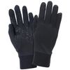 TrailHeads Running Gloves | Lightweight Gloves with Touchscreen Fingers - Black (Medium)