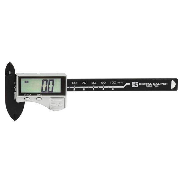 Niigata Seiki SK Carbon Fiber Digital Caliper 3.9 inches (100 mm) CDN-100 No Depth Bar