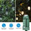 DEWENWILS Outdoor Power Strip Timer, Yard Stake Timer Dusk to Daw 6 Outlets 10ft