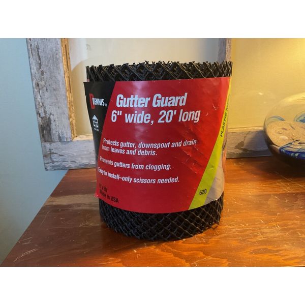 Dennis gutter guard 6” wide by 20’ long