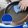 MR.SIGA Non-Scratch Cellulose Scrub Sponge, Dual-Sided Dishwashing Sponge for Kitchen, 12 Pack