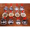 Handmade wood slice ornaments & keepsakes.Farmhouse Rustic. Perfect for gifting!